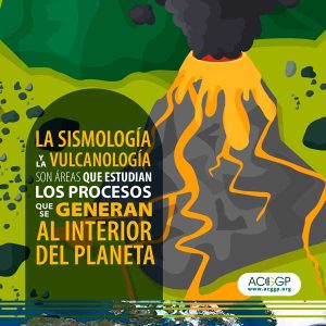 La sismología y vulcanología son areas que estudian los procesos que se generan al interior del planeta