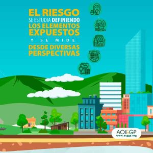 El riesgo se estudia definiendo los elementos expuestos y se mide desde diversas perspectivas