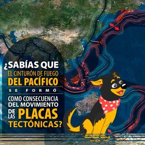 ¿sabias que el cinturón de fuegodel pacífico se formó como consecuencia del ,movimiento de las placas tectónicas?