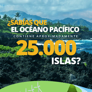 en el océano pacífico hay 25000 islas