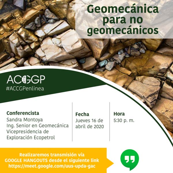 conferencia geomecánica para no geomecánicos